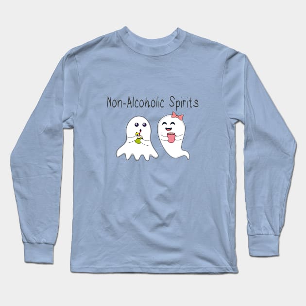 Non-Alcoholic Spirits Long Sleeve T-Shirt by chyneyee